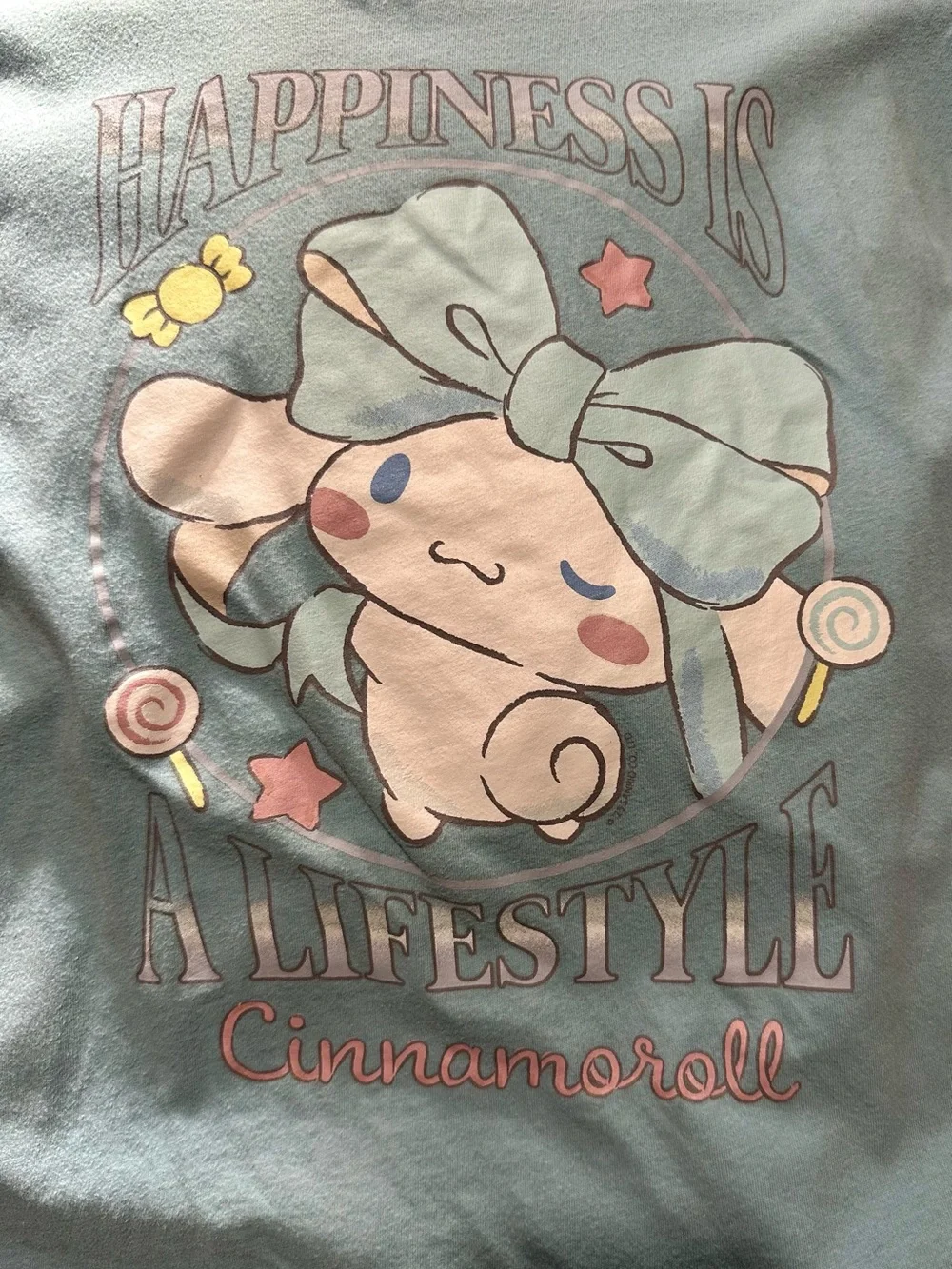 Girls’ Cinnamoroll Oversized Graphic Tee